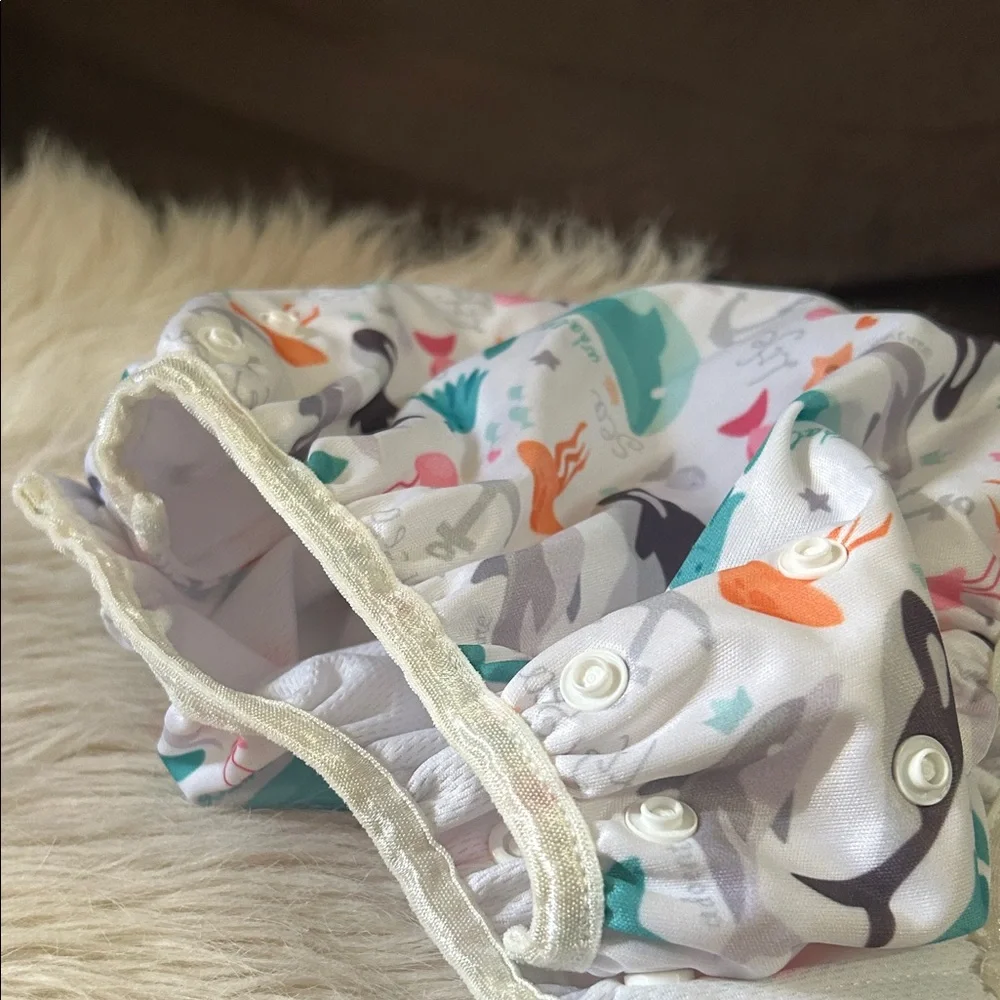 Whale Print Kids Diaper Cover